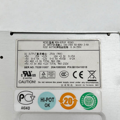 MIN-6251P Emacs Zippy Switching Power Supply 250W