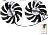 MIS 460gtx 560gtx 570gtx 580gtx r6790 r6870 r6850hawk Graphics card fan 2pcs PLD08010S12HH 12V 0.35A