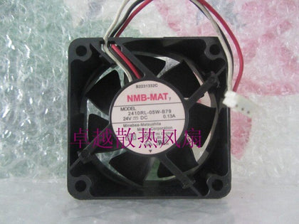 MNB 2410RL-05W-B79 24V 0.13A 6CM60 * 60 * 25MM double ball bearing 6025 thre linesupportspeedalarmcontrol variable frequency fan - inewdeals.com