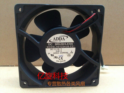 ADDA 420-430-440 15kw three-wire fan AD1224UB-F52 Inverter 12038 24V 0.4A dedicated fan Industrial frequency conversion - inewdeals.com