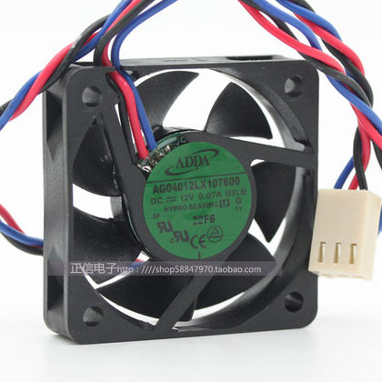 ADDA AG04012LX107600 12V 0.07A 4010 4cm 40 * 40 * 10MM three-wire cooling fan - inewdeals.com