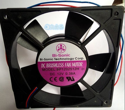 Bi-Sonic 12025 12V 0.38A BP1202512H 120 * 120 * 25mm Double Ball Switch Fan - inewdeals.com