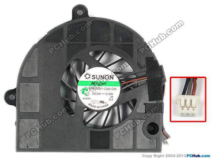 New CPU cooling fan for Acer Aspire 5742 5333 5733 5733Z 5742G 5742Z 5742ZG 5736 laptop FAN MF60120V1-C040-G99 - inewdeals.com