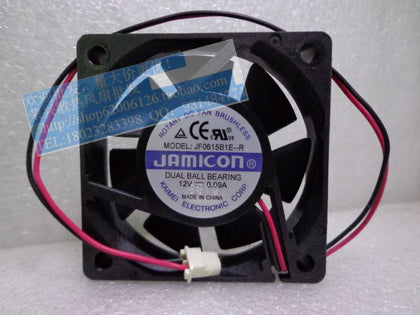 JAMICON 6CM 6015 12V 0.09A 2-wire JF0615B1E-R 60 * 60 * 15MM Silent fan - inewdeals.com