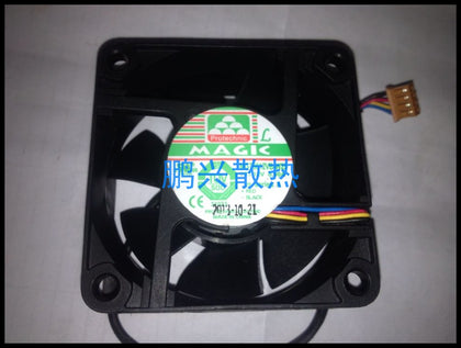 MAGIC MGT6012VB-W25 12v 0.90A four wire dual ball bearing chassis fan - inewdeals.com