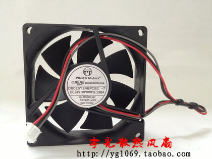 PELKO MOTORS D8025Y24BPCB2-7 24V 0.198A 80 * 80 * 25 * MM Cooling Fan - inewdeals.com