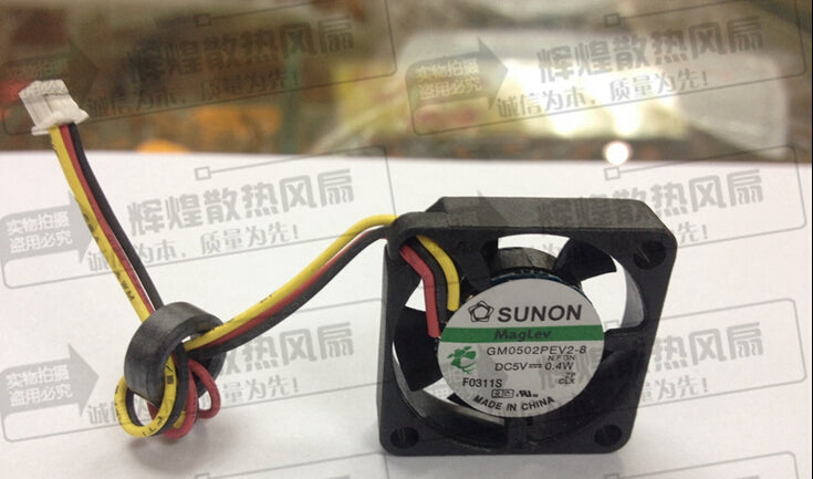 Sunon GM0502PEV2-8 2506 5V 0.4W 2.5CM 25 * 28 * 6MM ultra quiet mini fan