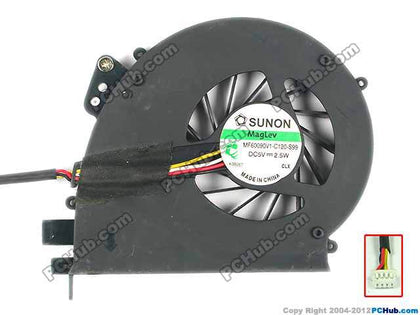 New and CPU fan for Acer Extensa 5235 5635 5635ZG ZR6 laptop CPU cooling fan MF60090V1-C120-S99 cooler - inewdeals.com