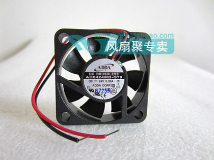 ADDA 4cm4010 AD0424MB-G70 24V0.08A dual ball mute fan - inewdeals.com