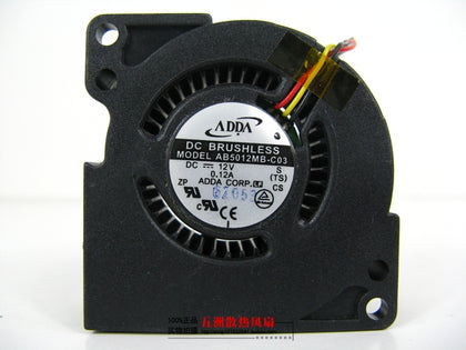ADDA 5020 12V 5CM AB5012MB-C03 3 line turbo blower fan - inewdeals.com