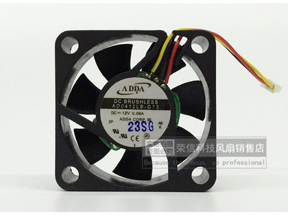 ADDA AD0412LB-G73 4010 4cm ultra quiet dual ball bearing cooling fan - inewdeals.com