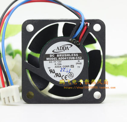 ADDA AD0412UB-C52 4020 12V 0.18A 4CM 40 * 40 * 20MM three-wire cooling fan - inewdeals.com
