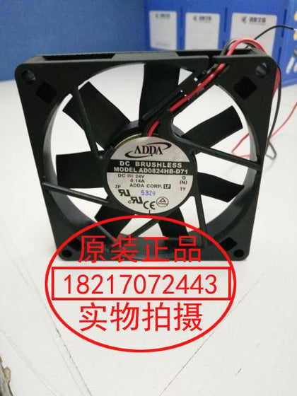 ADDA AD0824HB-D71 8015 24V 80 * 80 * 15mm large air volume cooling fan - inewdeals.com