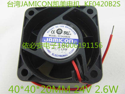 JAMICON KF0420B2S 4020 24V 0.11A 40 * 40 * 20MM fan motor drive - inewdeals.com