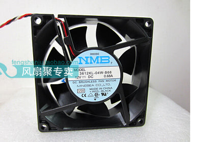 MNB 3612KL-04W-B66 12V0.68A 9CM 92X92X32mm double ball bearing fan cooling fan - inewdeals.com