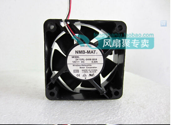 NMB 2410RL-04W-B59 6cm 6025 12V0.20A60*60*25MM dual ball fan CPU fan cooling fan