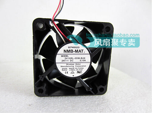 NMB 2410RL-05W-B49 6cm 6025 24V0.10A60*60*25MM frequency converter cooling fan