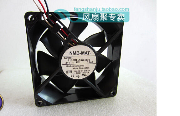 NMB 3110RL-05W-B79 8cm8025 24V0.24A80*80*25MM dual ball inverter fan