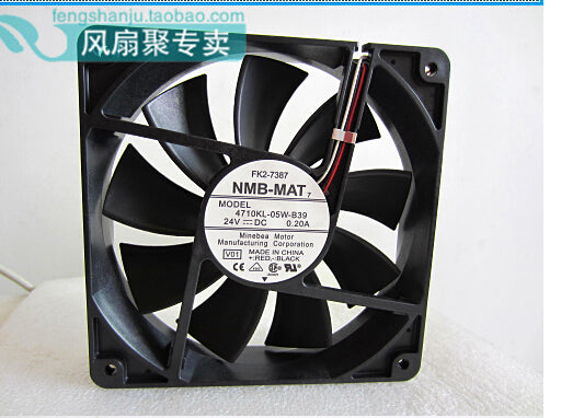 NMB 4710KL-05W-B39 12CM 12025 24V0.2A120*120*25mm mute inverter fan