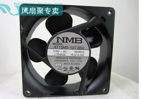 NMB 4715MS-12T-B50 AC115V 120*120*38MM dual ball inverter fan temperature