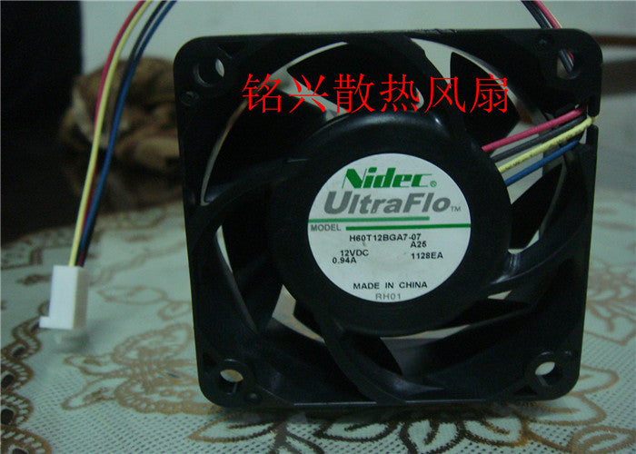 Nidec 12V 0.94A 3Y12DA H60T12BGA7-07 60 * 60 * 25mm cooling fan