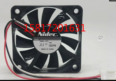 Nidec D06X-12TL 12V 0.10A 6010 6CM 60 * 60 * 10MM 3-wire silent cooling fan - inewdeals.com