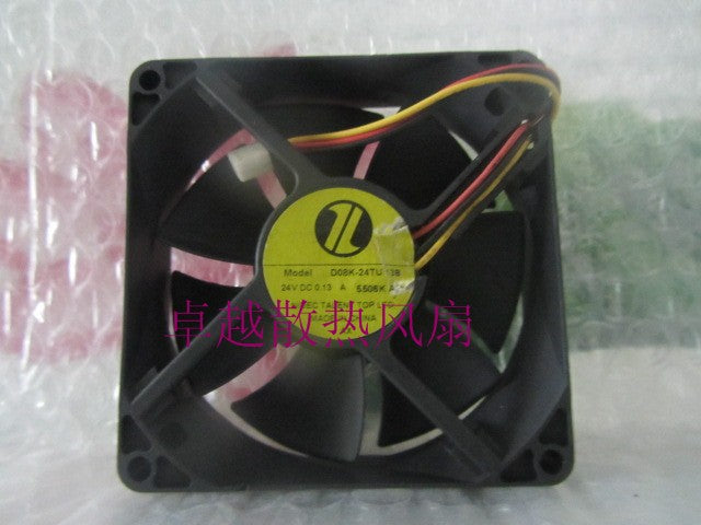 Nidec d08k-24tu 8025 fan frequency converter 8cm 24v 0.13cooling fan