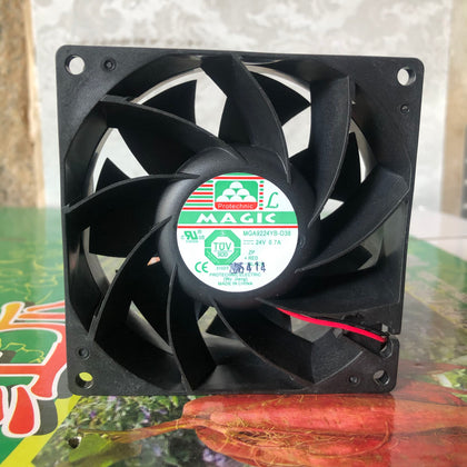 Yongli Straight 24V 9238 Cooling Fan MGA9224YB-O38 0.7a 2-Wire-inewdeals.com