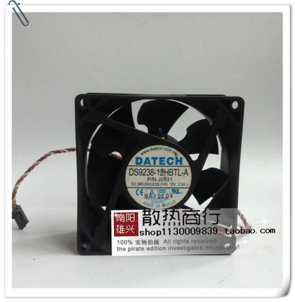 datech 9238 Temperature Control Server Fan 9CM 12V 2.0A DS9238-12HBTL-A 3-Wire-inewdeals.com