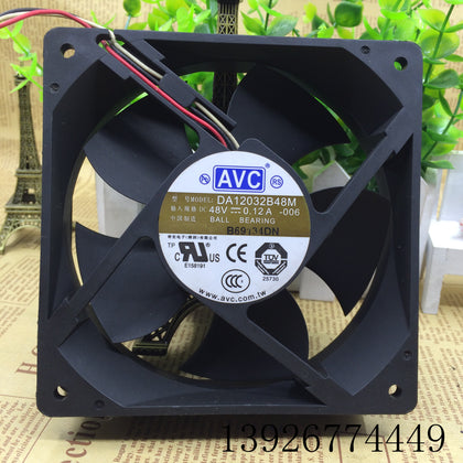 AVC 12032 12cm Industrial Fan Chassis Inverter Static Sound 48V Da12032b48m-inewdeals.com
