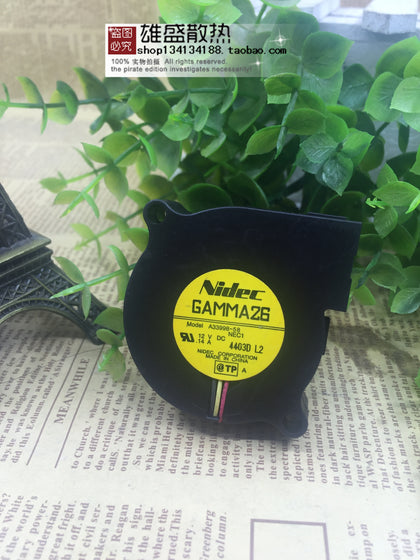 Nidec 5015 A33998-58 12V 0.14A 5CM 5cm 3-Wire Projector Turbofan-inewdeals.com