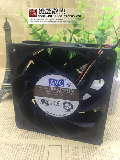 AVC 2B12038B48M 48V 0.54a 12038 12cm Server Computer Cooling Fan-inewdeals.com