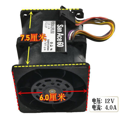 12V Automobile Electric Electronic Turbocharger Intake Modification Lifting Power Wind Fan Vortex Universal Type-inewdeals.com