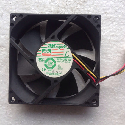 Yongli/Magic 8020 12v 0.21a 8cm MGT8012MB-A20 Case Cooling Fan-inewdeals.com