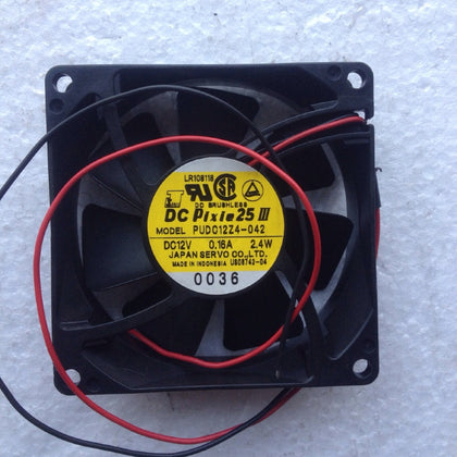 Japan Servo Service 8CM Cooling Fan 8025 12V 0.16A PUDC12Z4-042 Quality Assurance a-inewdeals.com