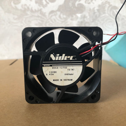Nidec 6025 6cm 12V 0.43a D06A-12TS2 Fan for Fujifilm Inverter-inewdeals.com