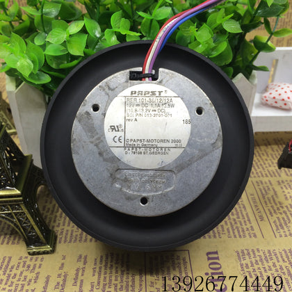 Papst RER101-36/12/12A 12v 1.1a 13.5w Centrifugal Wind Wheel Disc Fan-inewdeals.com