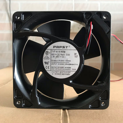 Papst Typ 4118 NXM 48V 75mA 3.5W (36V ~ 56V) 2-Wire Cooling Fan-inewdeals.com