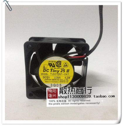 Japan Seiko TUDC12N7-047 6025 12V 0.35A 4.2W Cooling Fan-inewdeals.com