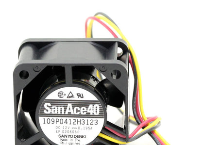 SANYO original 40MM*40MM*28MM 40mm 109P0412H3123 12V 0,195A 4028 dual kugellager lüfter