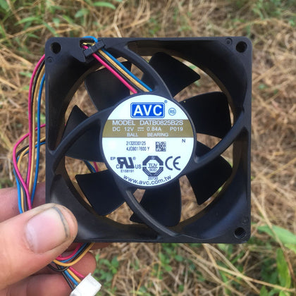 AVC DATB0825B2S 8025 8CM 12V 0.84A Max Airflow Rate PWM Chassis Fan-inewdeals.com