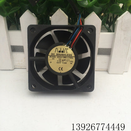 Adda AD0612MS-C76GL 6020 12V 0.13a 6cm 3-Wire Mute Cooling Fan-inewdeals.com