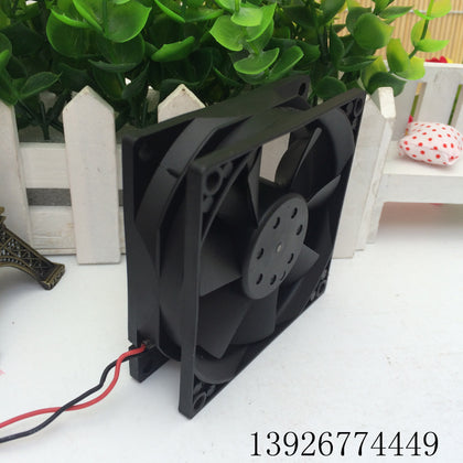 8cm Fan 8025 12V Oil/Double Ball Mute Chassis Power 2-Wire Cooling Fan-inewdeals.com