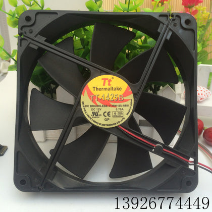 TT TT-1425B 14cm/cm 12V 0.70A D14BM-12 14025 Double Ball Fan-inewdeals.com