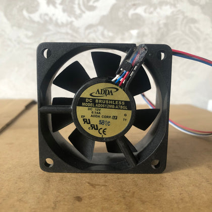Adda 6025 6CM/cm 12V 0.14A Ball Cooling Fan AD0612MB-A7BGL-inewdeals.com
