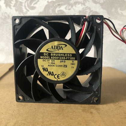 Co-Shipment Adda 8038 12v 1.50a AD0812XB-F73DS 3-Wire Large Air Volume Cooling Fan-inewdeals.com