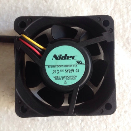 Japan Nidec 12v 0.17a 6025 6CM D06T-12B1S1 01A Three Double Ball-inewdeals.com