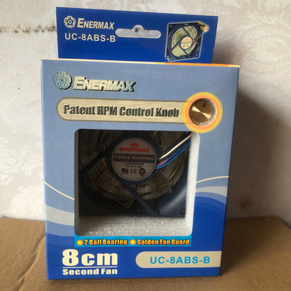 Boxed Anaimei Cooling Fan 8cm with Speed Control Desktop Computer 8025 Fan 12V 0.24a-inewdeals.com