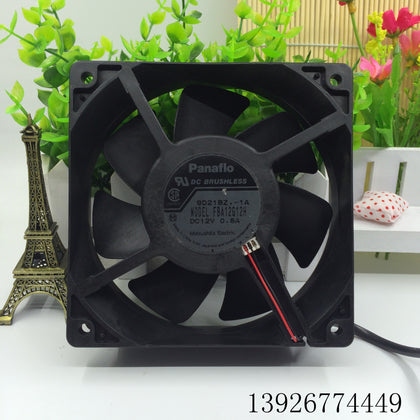Panasonic panaflo FBA12G12H 12V 0.6A 12cm 12038 2-Wire Cooling Fan-inewdeals.com