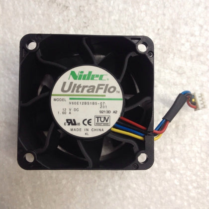 Japan Nidec 6038 12v 1.60a Large Air Fan V60E12BS1B5-07T11-inewdeals.com